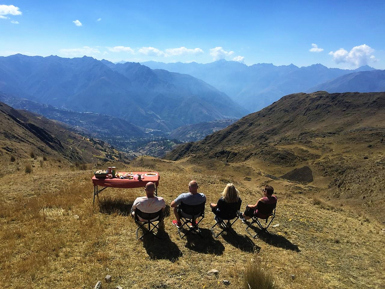 Picnic With A View In Peru.